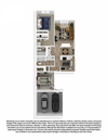 Two Bedroom Flat with Double Car Garage